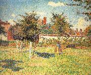 Camille Pissarro Afternoon sunshine painting